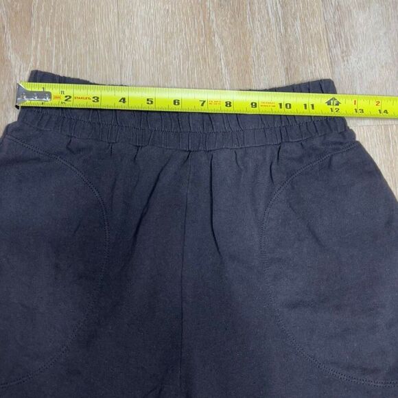 Madewell Organic Cotton High-Waist Pull-On Shorts in Dark Brown, Women’s XS - Picture 9 of 10